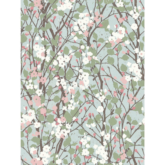 Willow Branch Blue Peel & Stick Wallpaper with Botanical Trees Pattern, Modern Style - York RMK11423RL