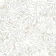Batik Tropical Leaf Beige Peel & Stick Wallpaper by RoomMates - RMK11435WPZ