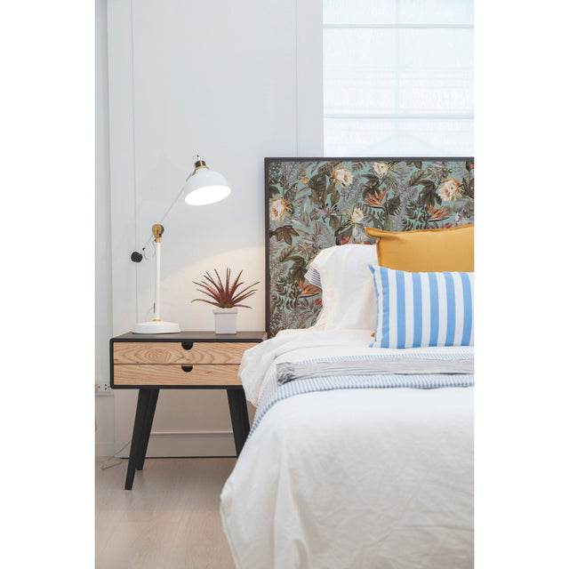 Tropical Flowers Green Peel & Stick Wallpaper with Botanical Floral Pattern - York RMK11469WP