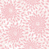 Toss The Bouquet Pink Peel & Stick Wallpaper with Glitter and Pearl Floral Motif - York RMK11479WP