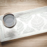 Hygge Fern Damask Grey Peel & Stick Wallpaper with Botanical Leaf Motif - York RMK11511WP