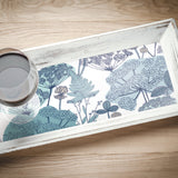Niittypolku Blue Peel & Stick Vinyl Wallpaper with Botanical Floral Pattern, Modern Style - York RMK11534RL