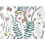Verso Green Peel & Stick Wallpaper with Botanical Floral Pattern - York RMK11543RL