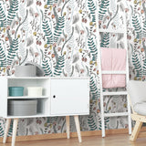 Verso Green Peel & Stick Wallpaper with Botanical Floral Pattern - York RMK11543RL