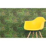Living Wall Green Peel & Stick Wallpaper with Lush Botanical Leaves Motif - York RMK11567RL
