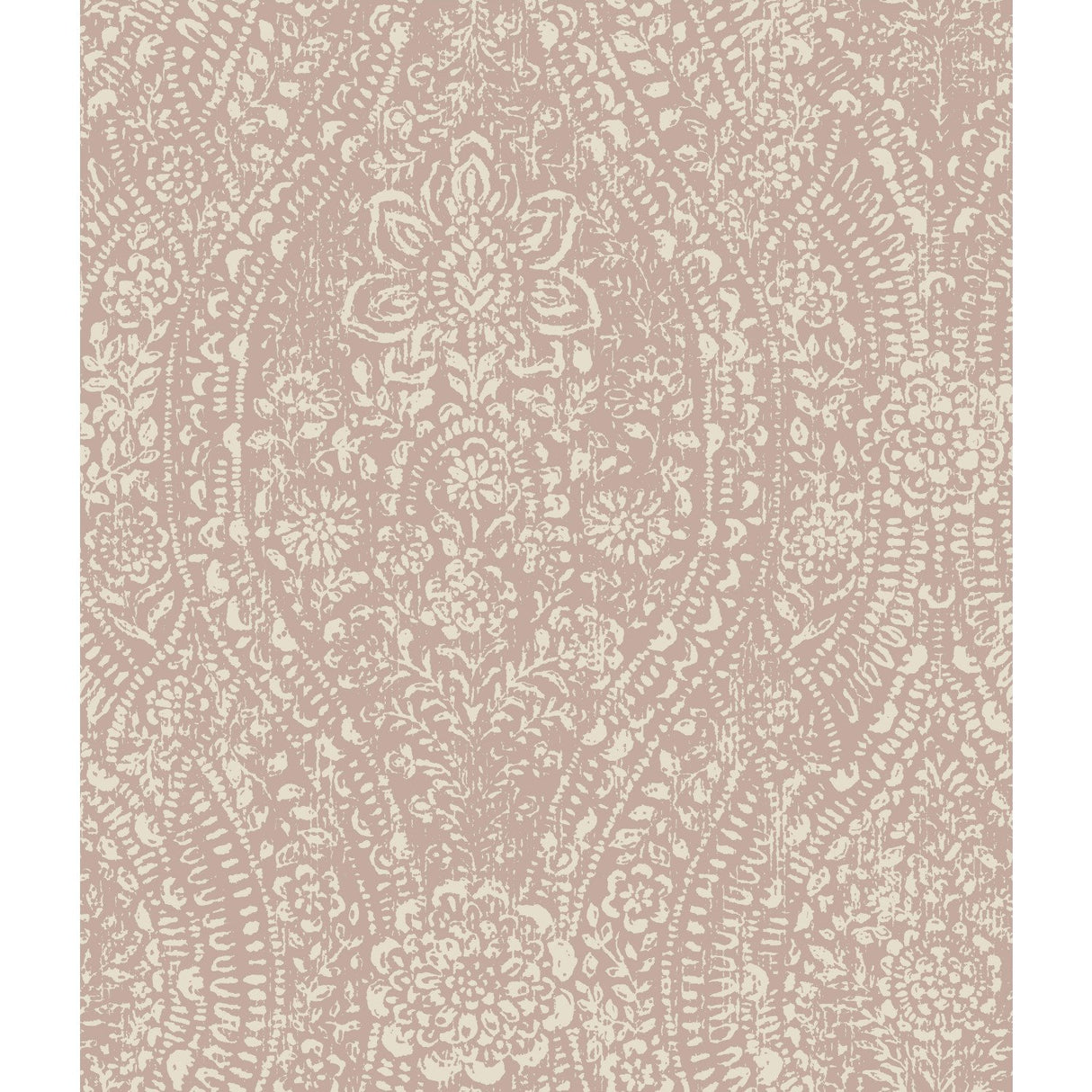 Ornate Ogee Pink Peel & Stick Wallpaper with Global Ogee Motif - York RMK11571WP