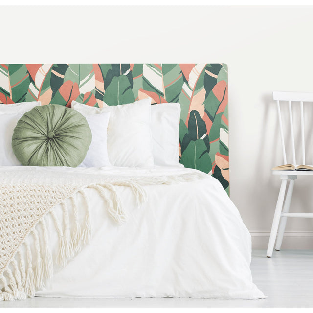 Hearts Of Palm Green Peel & Stick Wallpaper with Modern Botanical Leaves - York RMK11572RL