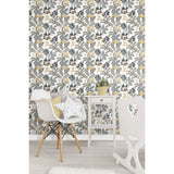 Funky Jungle Yellow Peel & Stick Wallpaper with Tropical Botanical Novelty Pattern - York RMK11578RL