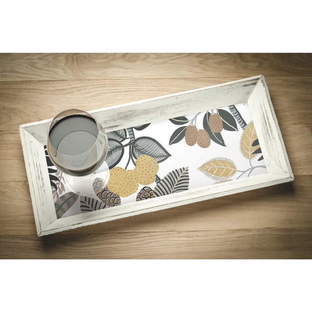 Funky Jungle Yellow Peel & Stick Wallpaper with Tropical Botanical Novelty Pattern - York RMK11578RL
