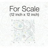 Paisley Prince Grey Peel & Stick Wallpaper with Modern Global Paisley Pattern - York RMK11583RL