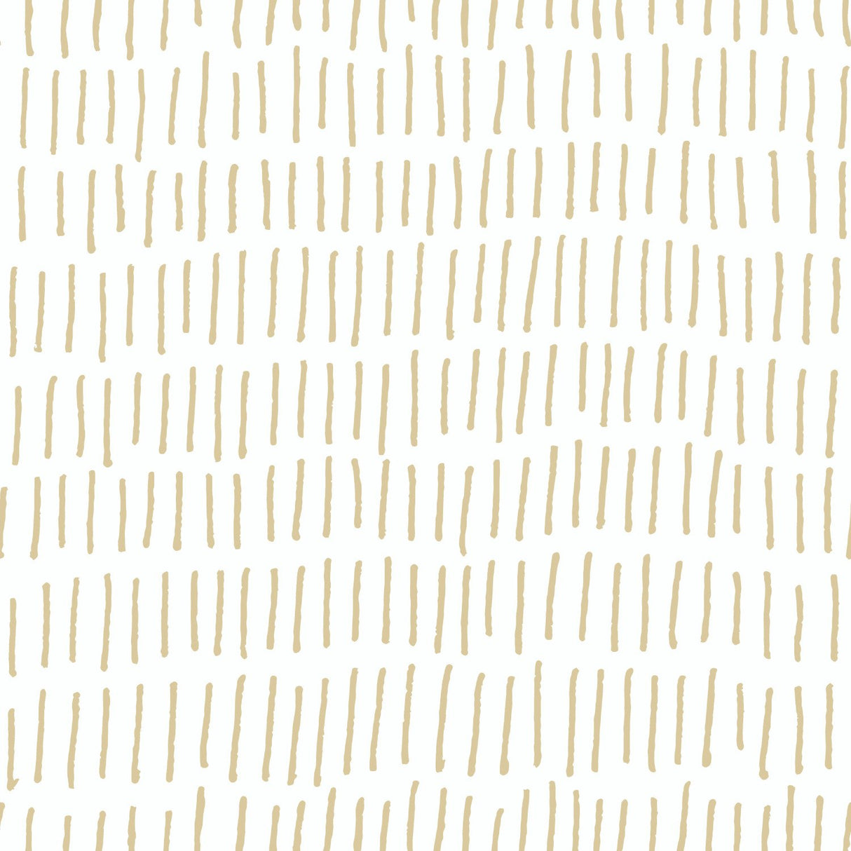 Tick Marks Gold Peel & Stick Wallpaper with Metallic Whimsical Novelty Pattern - York RMK11612WP