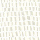 Tick Marks Gold Peel & Stick Wallpaper with Metallic Whimsical Novelty Pattern - York RMK11612WP