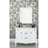 Old World Trees Grey Peel & Stick Wallpaper with Vintage Botanical Trees Pattern - York RMK11614WP