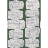 Mid-Century Beads Green Peel & Stick Wallpaper with Geometric Abstract Motif - York RMK11619RL