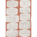 Mid-Century Beads Orange Peel & Stick Wallpaper with Geometric Abstract Pattern - York RMK11620RL