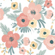 Poppy Floral Pink Peel and Stick Wallpaper by RoomMates - RMK11624RL