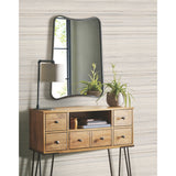 Faux Bamboo Grasscloth Taupe Peel & Stick Wallpaper with Botanical Tropical Motif - York RMK11669RL