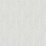 Twig Hygge Herringbone Grey Peel & Stick Wallpaper with Modern Botanical Novelty Pattern - York RMK11672WP