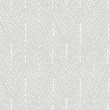 Twig Hygge Herringbone Grey Peel and Stick Wallpaper by RoomMates RMK11672WPZ