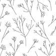 Twigs Black Peel and Stick Wallpaper by RoomMates - RMK11675WPZ