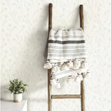 Twigs Green Peel & Stick Wallpaper with Modern Botanical Motif - York RMK11679WP