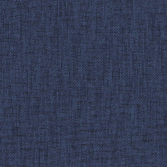 Faux Grasscloth Weave Navy Peel & Stick Wallpaper with Traditional Nature Pattern - RoomMates RMK11698RL