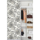 Bohemian Medallion Black Peel & Stick Wallpaper