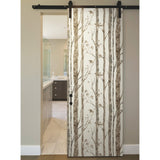 Trees Taupe Peel & Stick Wallpaper with Modern Nature Birch Motif - York RMK11727WP