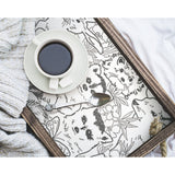 Woodland Sketch Black Peel & Stick Wallpaper with Woodland Animal Novelty Pattern - York RMK11729RL