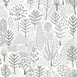 Folklore Trees Grey Peel & Stick Wallpaper with Whimsical Botanical Trees Pattern - York RMK11736RL