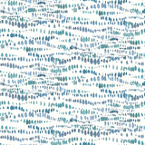 Dotted Line Blue Peel & Stick Wallpaper with Geometric Pattern, Modern Style - York RMK11760RL