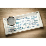Dotted Line Blue Peel & Stick Wallpaper with Geometric Pattern, Modern Style - York RMK11760RL
