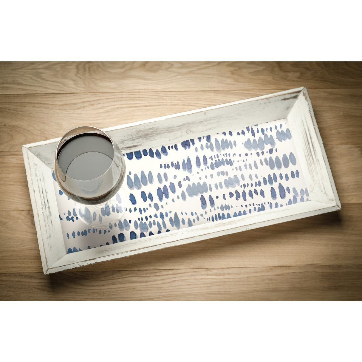 Dotted Line Navy Peel & Stick Wallpaper with Modern Geometric Pattern - York RMK11761RL