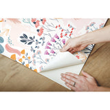 Unicorn Paradise Pink Peel & Stick Wallpaper with Novelty Kids Fairy Tales & Fantasy Pattern - York RMK11794RL
