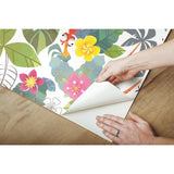 Disney Moana Jungle Blue Peel & Stick Wallpaper with Whimsical Novelty Pattern - York RMK11799WP
