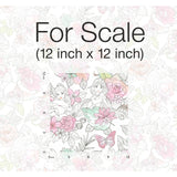 Disney Princess Royal Floral Pink Peel & Stick Wallpaper with Whimsical Novelty Pattern - York RMK11800WP