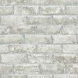 Brick Grey Peel and Stick Wallpaper by RoomMates - RMK11805WPZ
