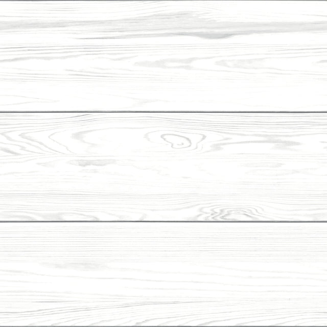 Shiplap Grey Peel & Stick Wallpaper with Farmhouse Wood Shiplap Pattern - York RMK11808WP