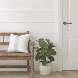 Shiplap Grey Peel & Stick Wallpaper with Farmhouse Wood Shiplap Pattern - York RMK11808WP
