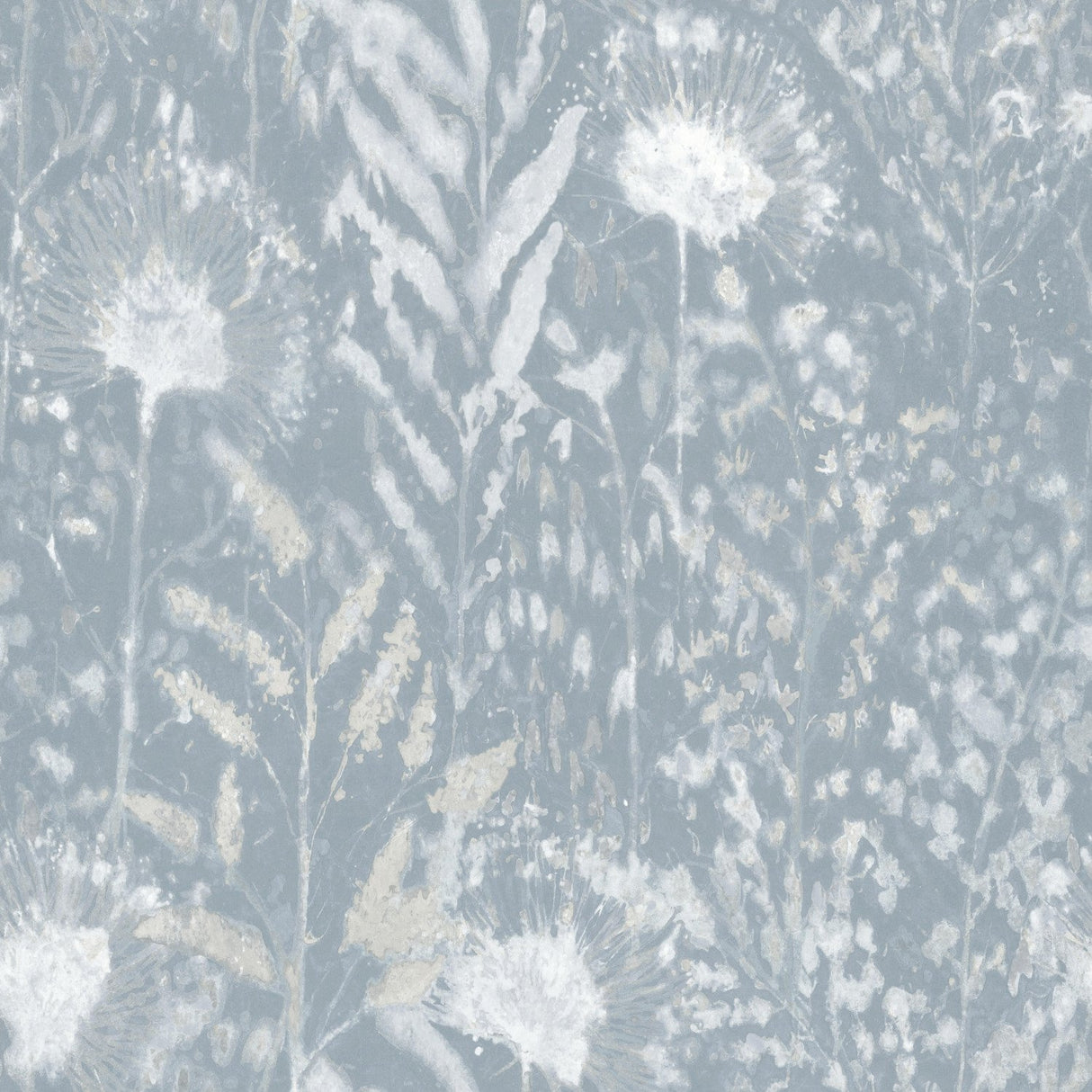 Dandelion White Peel & Stick Wallpaper