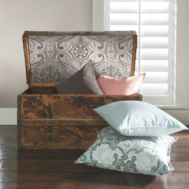 Bohemian Damask Beige Peel & Stick Wallpaper with Bohemian Global Damask Pattern - York RMK11830WP