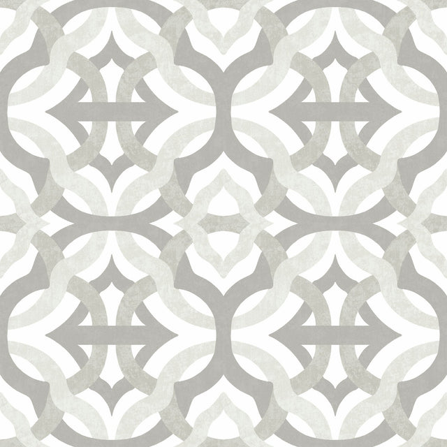 Tipton Taupe Peel & Stick Wallpaper with Modern Geometric Pattern - York RMK11865RL