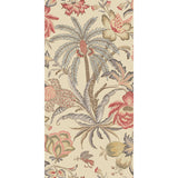 Exotic Curiosity Taupe Peel & Stick Wallpaper with Botanical Floral Motif - York RMK11882RL