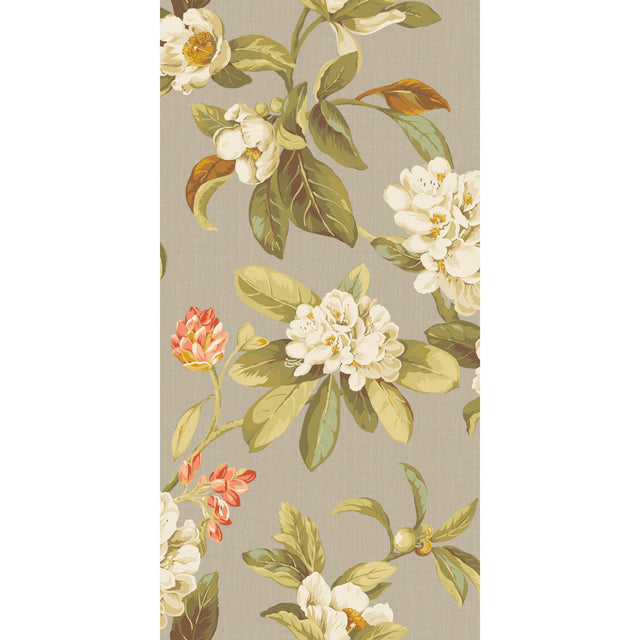 Live Artfully Taupe Peel & Stick Wallpaper with Floral Botanical Pattern - York RMK11883RL