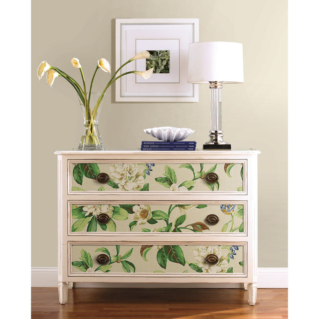 Live Artfully Green Floral Peel & Stick Wallpaper with Traditional Nature Pattern - York RMK11884RL