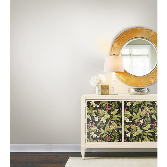 Wailea Coast Green Peel & Stick Wallpaper with Botanical Floral Pattern, Modern Style - York RMK11894RL