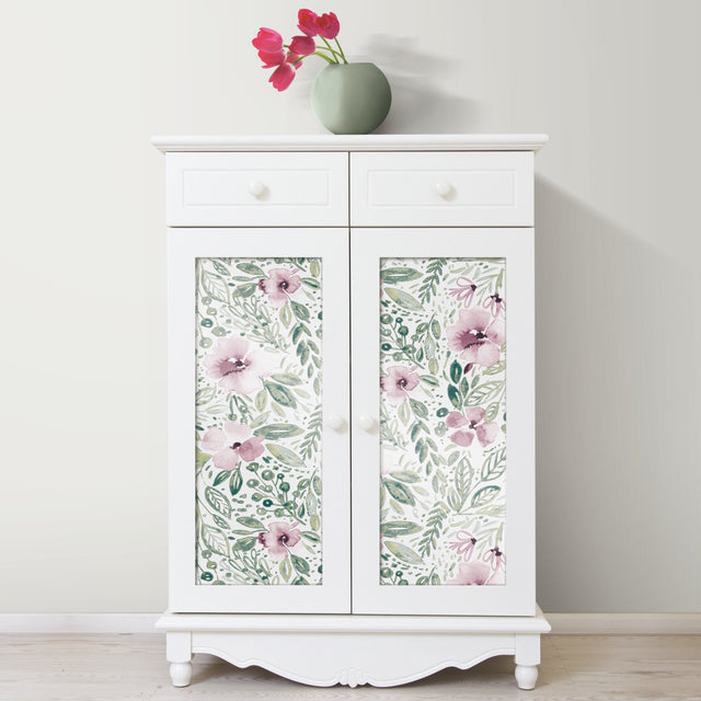 Clara Jean April Showers Pink Peel & Stick Wallpaper with Whimsical Nature Novelty Pattern - York RMK11906WP