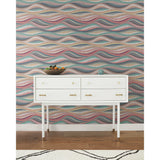 Mosaic Waves Pink Peel & Stick Wallpaper with Modern Novelty Pattern - York RMK11941RL