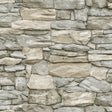 Stone Grey Peel and Stick Wallpaper in Grey by RoomMates - RMK11962WPZ