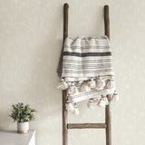 Twigs Beige Peel & Stick Wallpaper with Scandinavian Twig Motif - York RMK11968WP